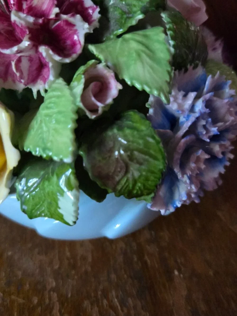 Vintage Staffordshire Bone China Floral Bouquet Romantic Cottagecore